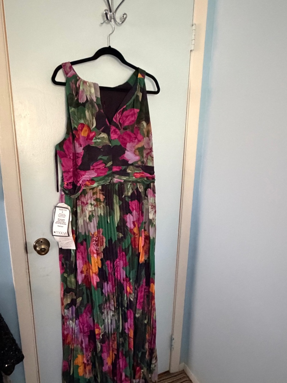 xscape 20w women’s plus dress floral long from Macy’s